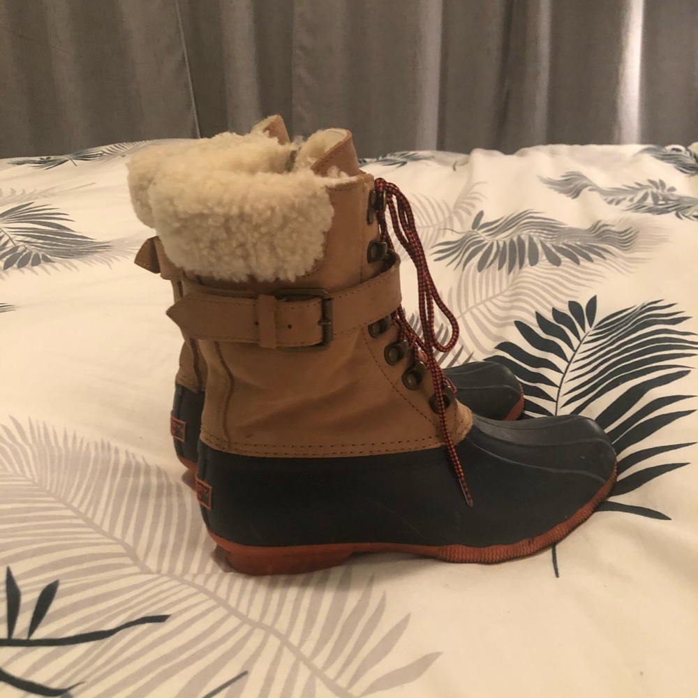 Sperry Women's Topsider Tall Shearling Duck Boots - Picture 2 of 7